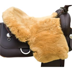 Deluxe Western Merino Sheepskin Saddle Seat Cushion