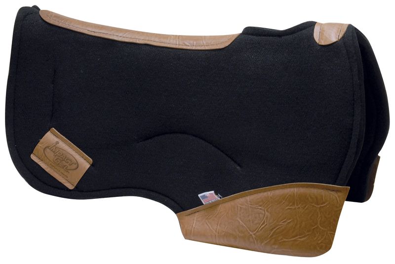 Contour Impact Gel Barrel Saddle Pad, 28" x 13" Jeffers