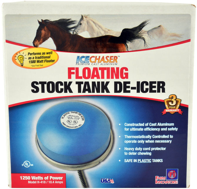 Farm Innovators Floating Tank DeIcer, Plastic Jeffers
