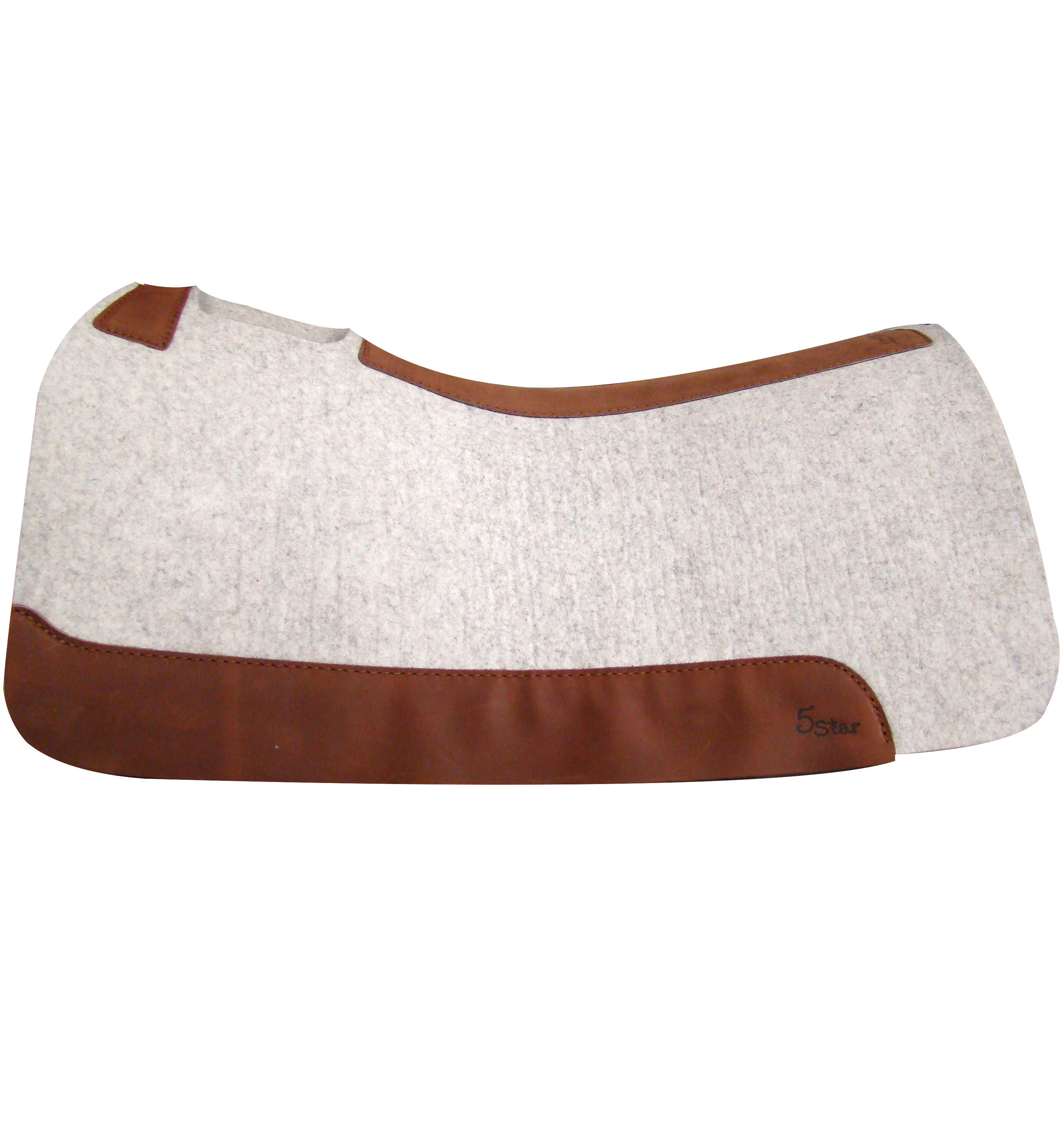 "The Roper" 5 Star Saddle Pad, 7/8" Natural Jeffers