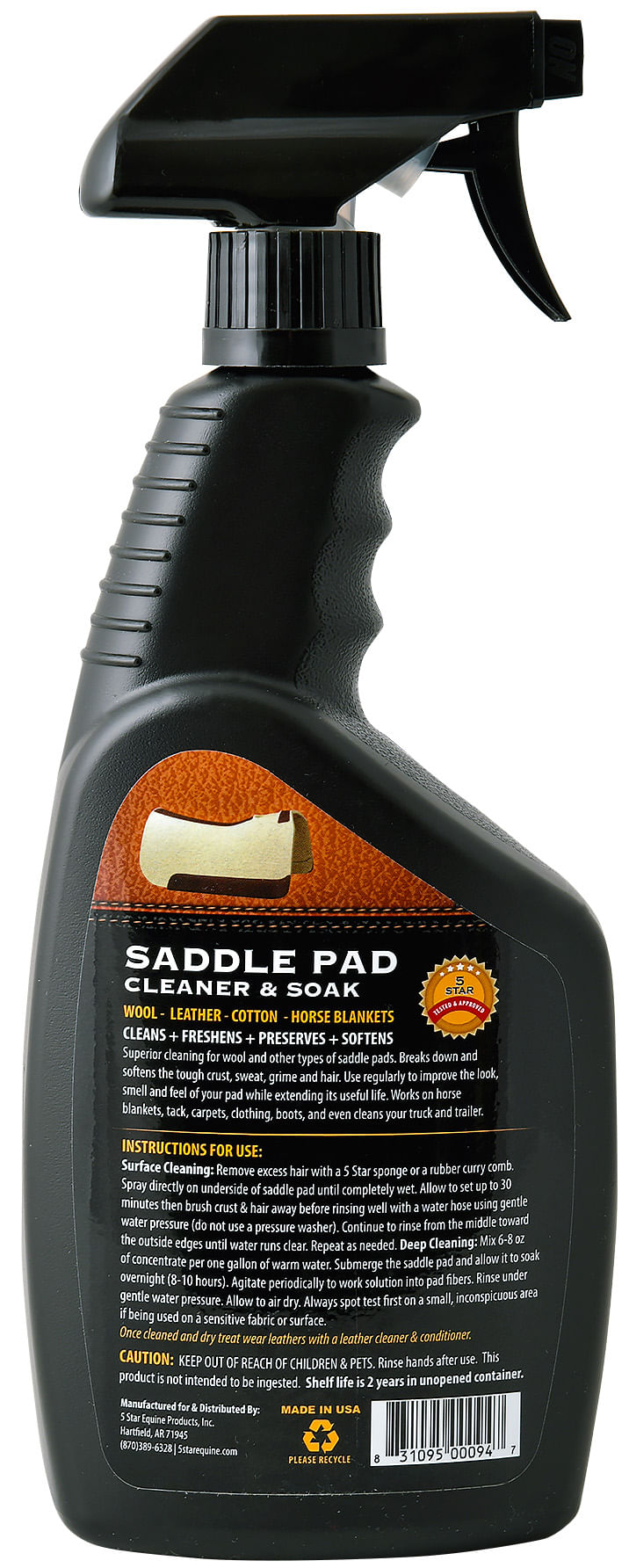5-Star-Saddle-Pad-Cleaner---Soak