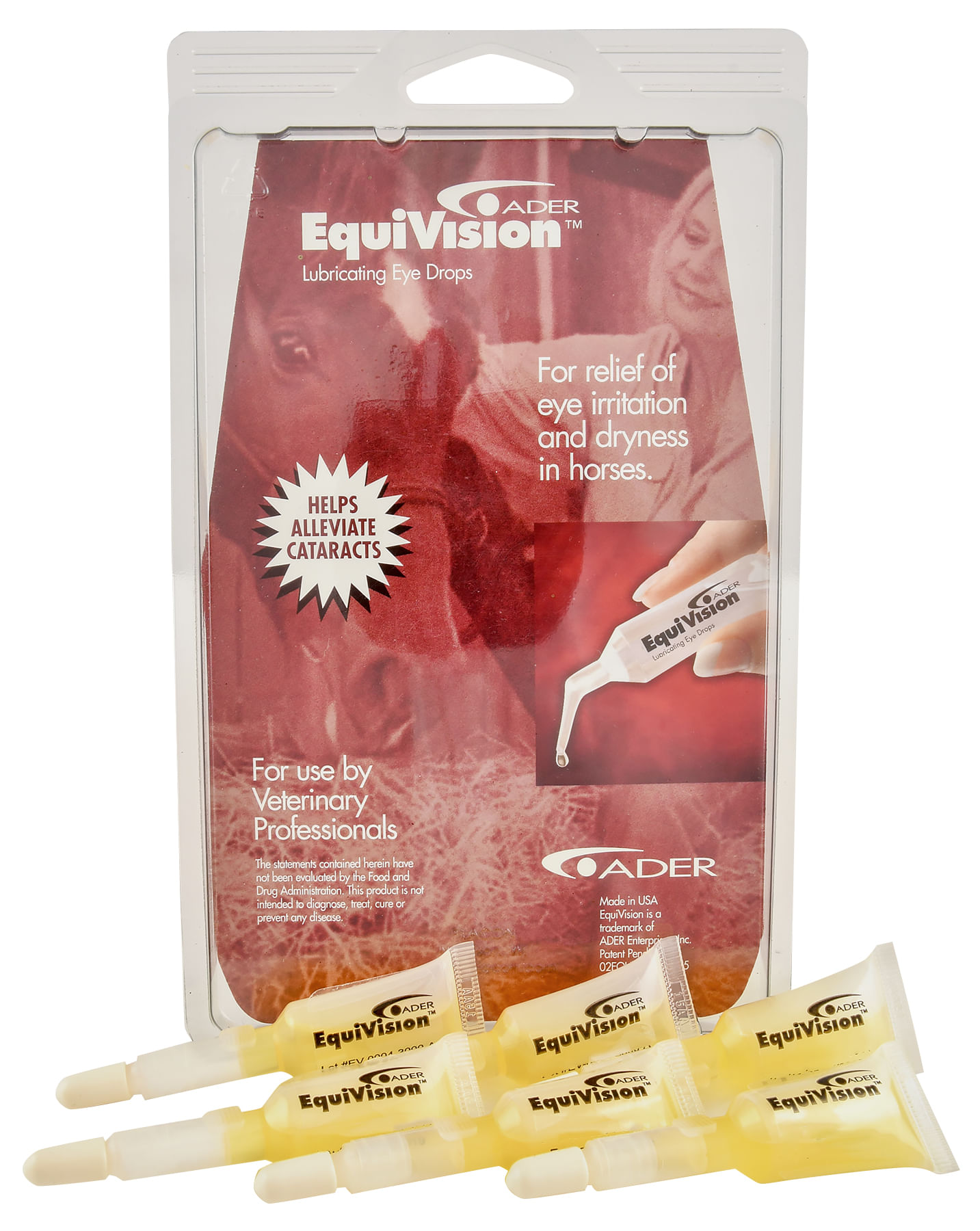 EquiVision Lubricating Eye Drops for Horses, 6pk Jeffers