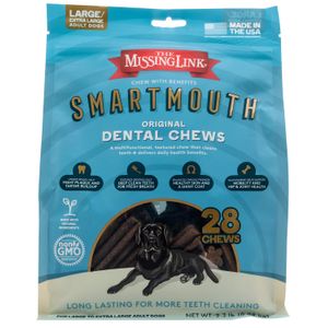 Smartmouth 7-in-1 Dental Chews for Dogs, L/XL, 28 ct