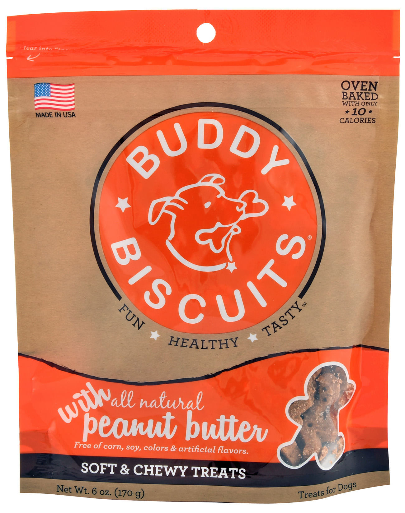 Soft & Chewy Buddy Biscuits Dog Treats, 6 oz - Jeffers