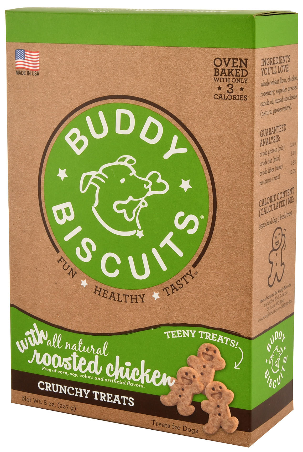 Itty Bitty Buddy Biscuits AllergenFree Dog Treats, 8 oz Jeffers