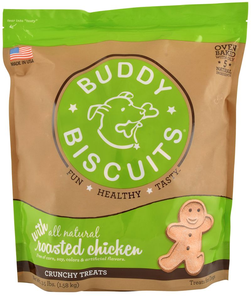 Buddy Biscuits Original OvenBaked Dog Treats with Roasted Chicken