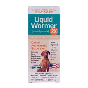 Durvet Liquid Wormer 2X, 16 oz