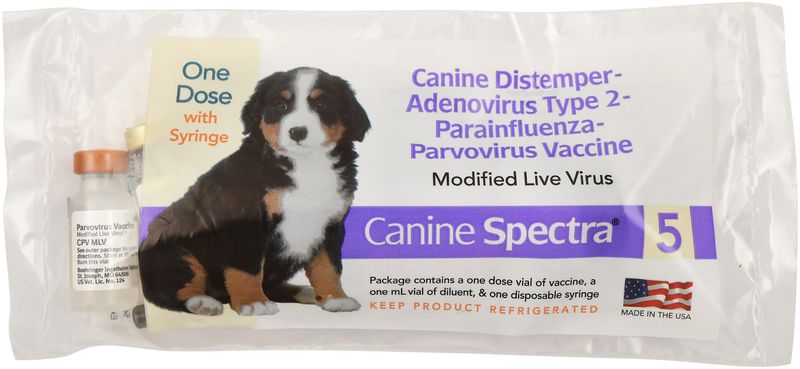 Canine Spectra 5 - 5 Way Puppy Shot - Jeffers