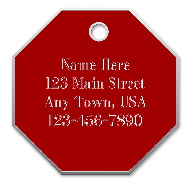 Large-Stop-Sign-Dog-Tag-Red