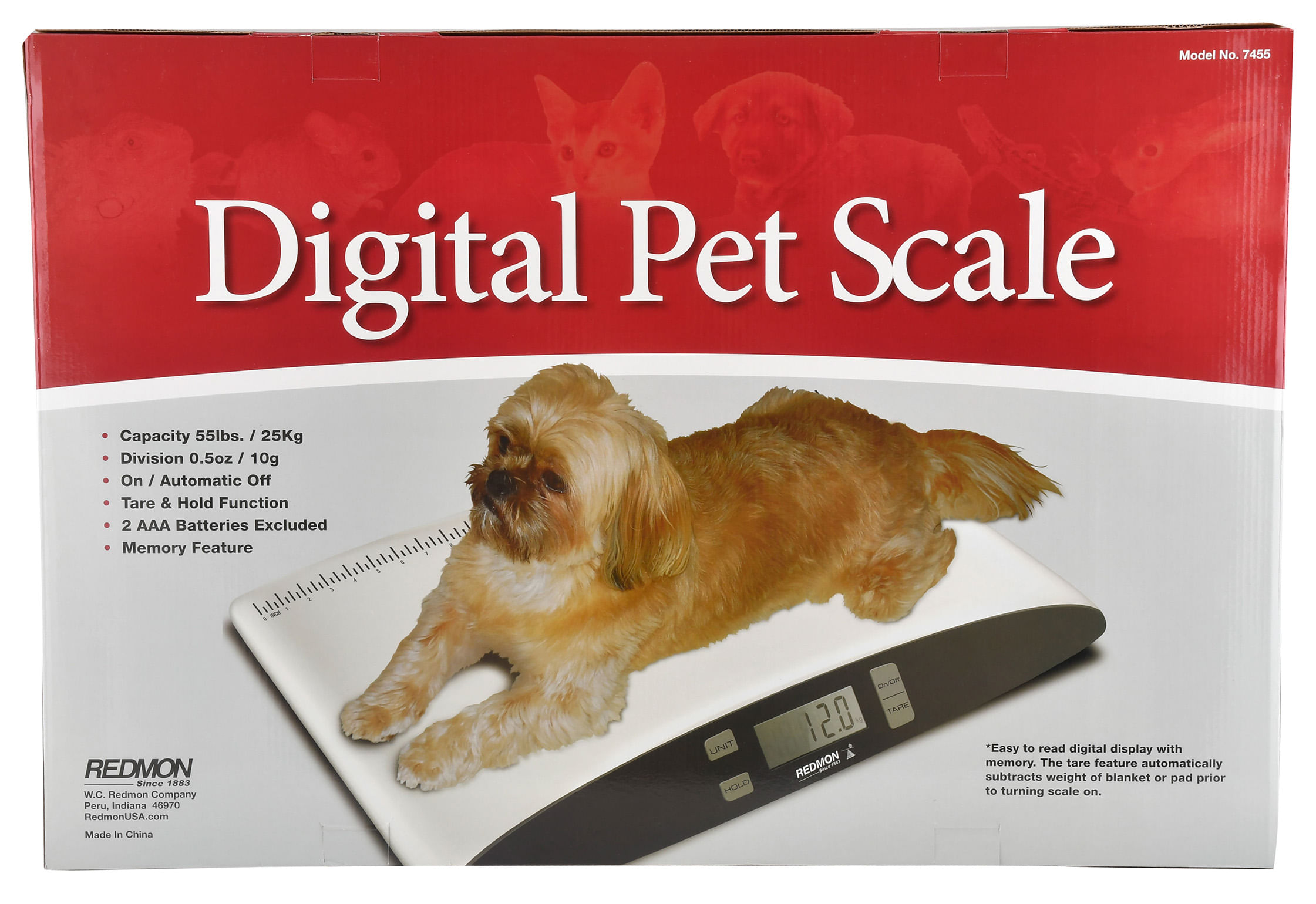 Digital Pet Scale (up to 55 lb) - Jeffers