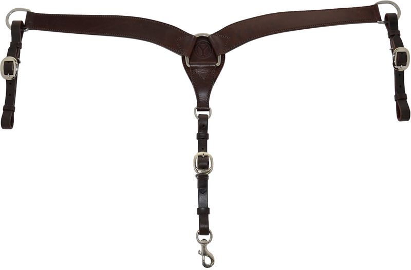 Circle Y 2" Contoured Breast Collar Jeffers
