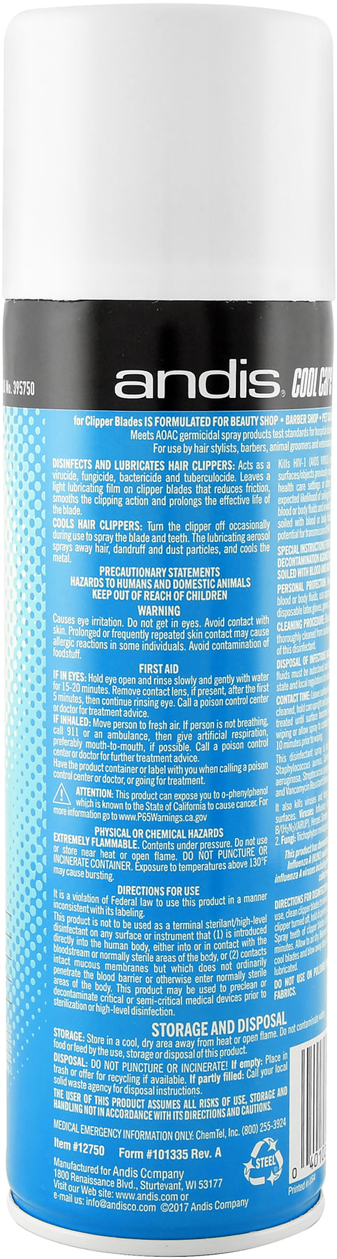 Andis Cool Care Plus For Blades, 15.5 Ounce (Pack of 2)