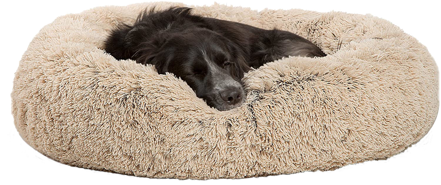 Iron Mountain Chenille Donut Pet Dog Bed