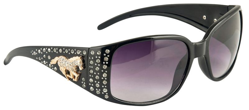Ladies-Running-Horse-Rhinestone-Sunglasses