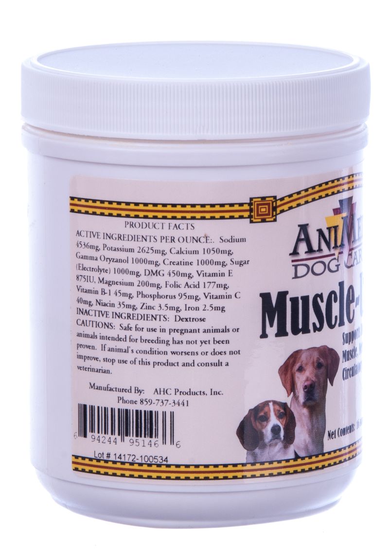 Muscle powder for outlet dogs