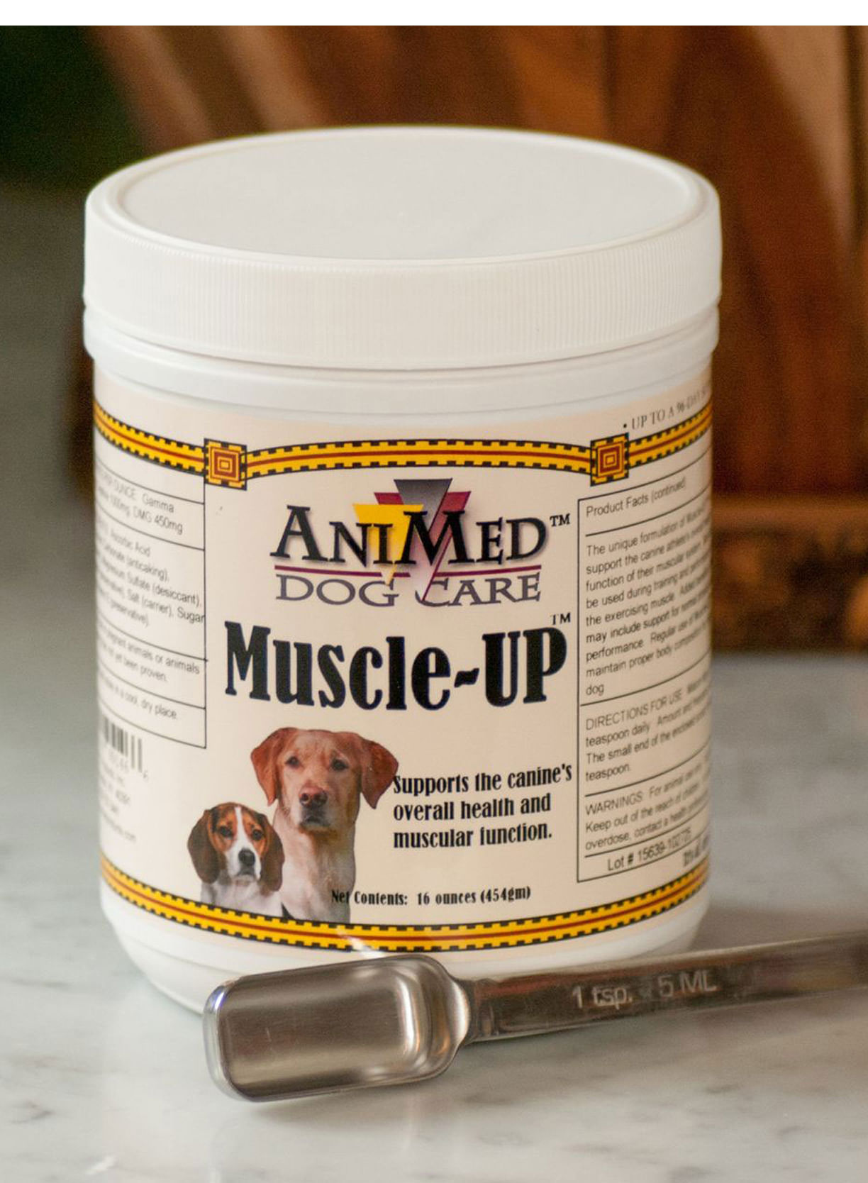 Muscle up 2025 dog supplement