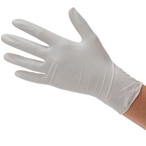 Latex Disposable Gloves, Box of 100