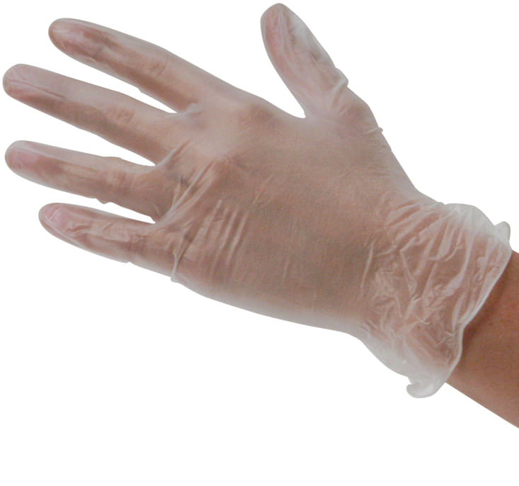 Vinyl Disposable Gloves, Box of 100 Jeffers