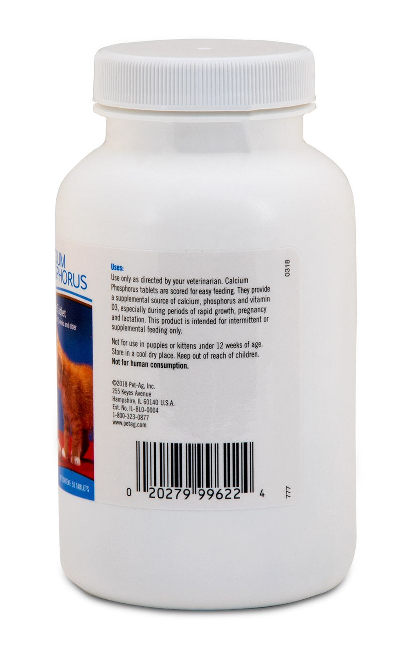 Calcium Phosphorus Chewable Tablets Jeffers