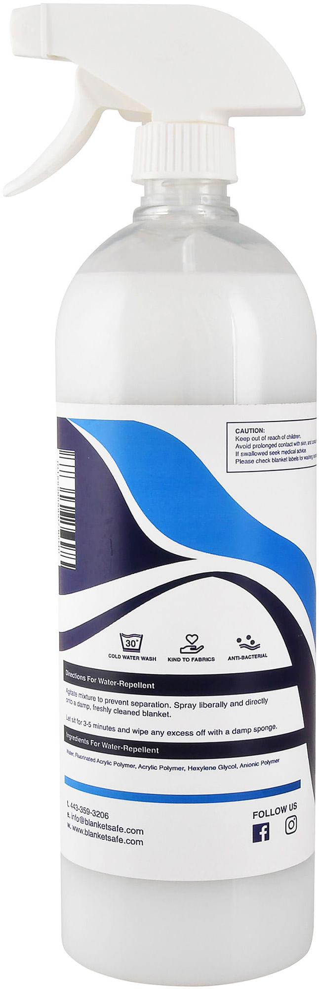 Blanket Safe SprayOn Water Repellent Jeffers