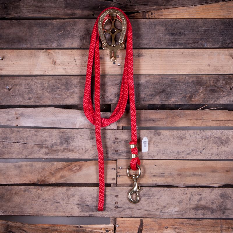 Poly Lead Rope with bolt snap, 10'L Jeffers