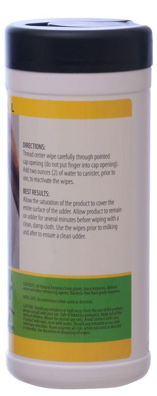 All Natural Goat Udder Wipes Jeffers