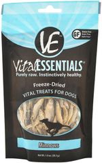 Vital Essentials Freeze Dried Minnows Dog Treats 1 oz