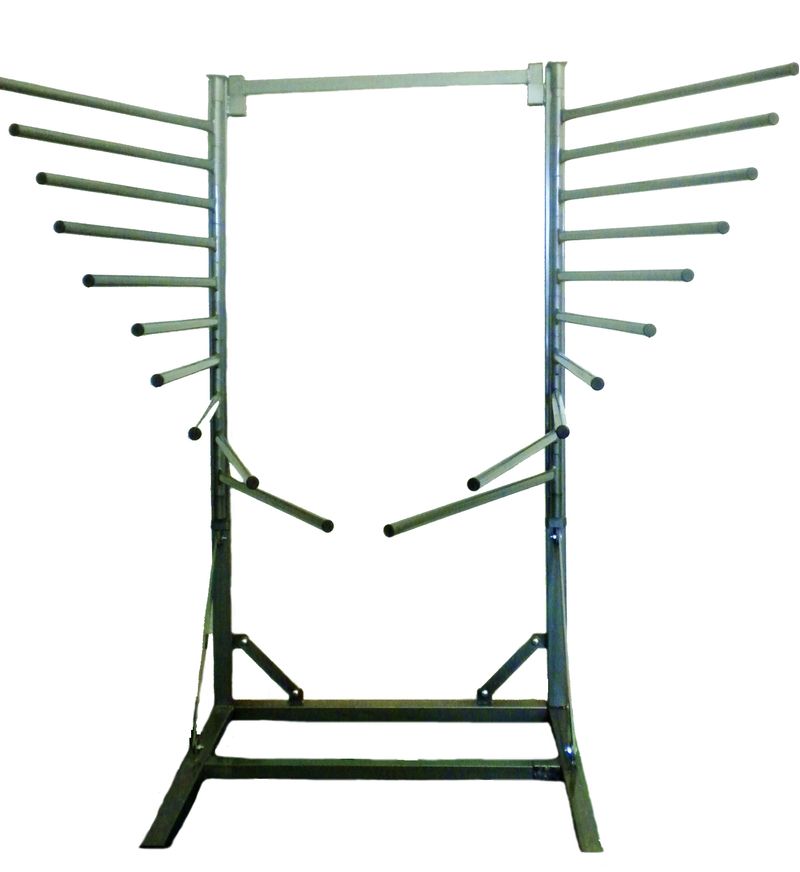 Saddle pad hanging discount rack