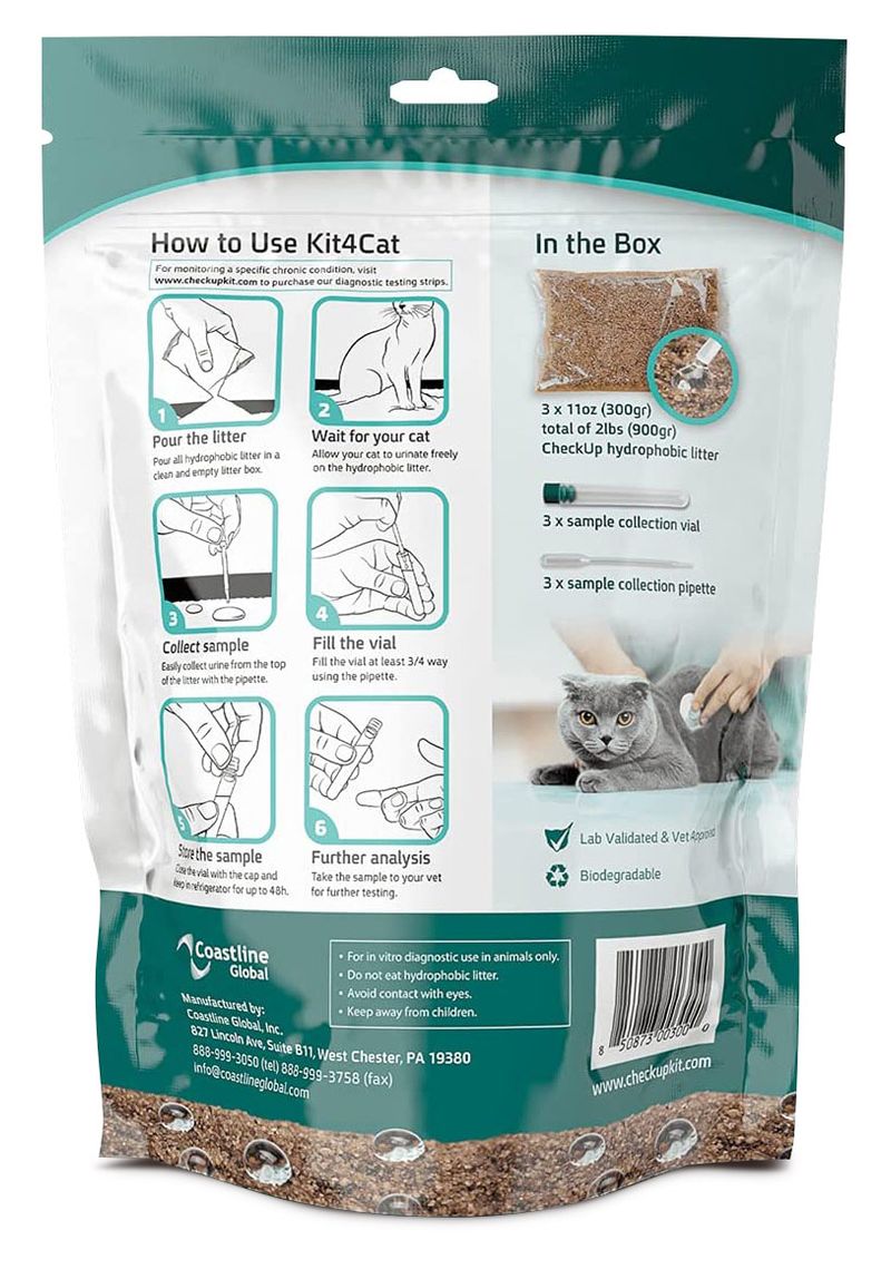 Kit4Cat Cat Urine Collection Kit, 3 Tests Jeffers