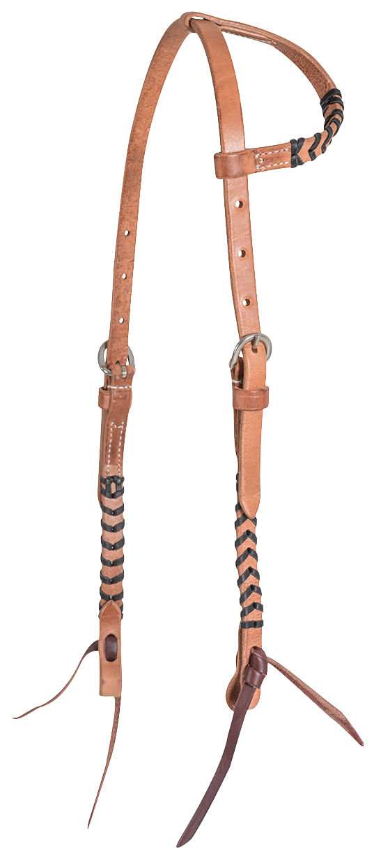 Classic Equine Laced One Ear Headstall - Jeffers