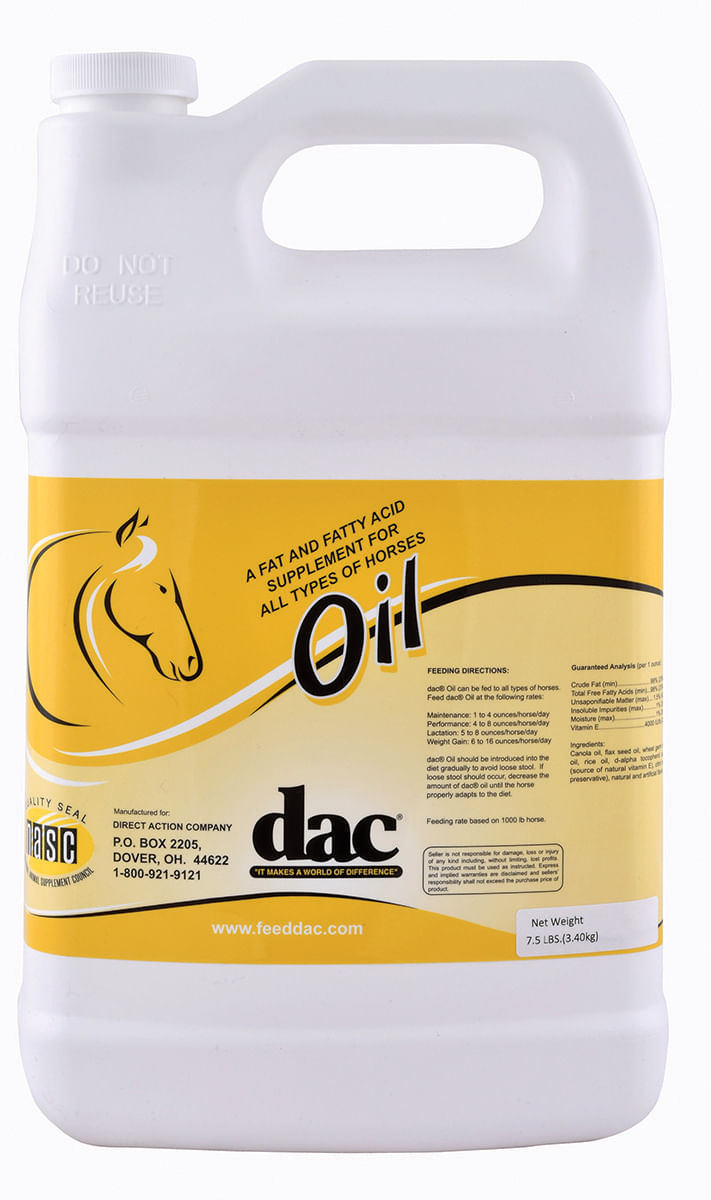 dac Oil Horse Supplement, 7.5 lb Jeffers