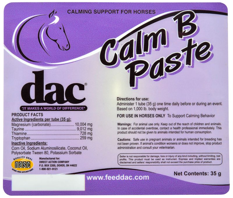 Dac Calm B Paste, 35 Gram - Jeffers