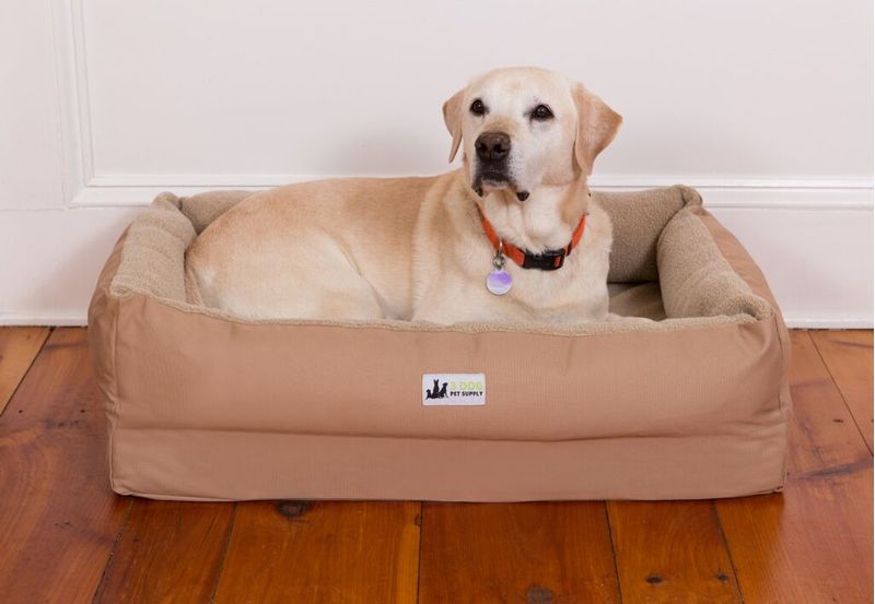 Large fleece dog outlet bed