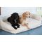 EZ-Wash Premium Headrest Memory Foam Dog Bed, Large