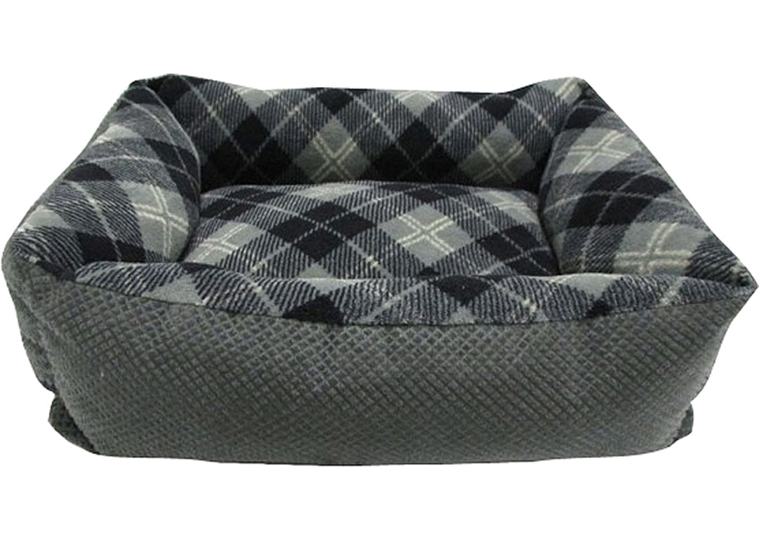 Tartan Plaid Small Pet Lounger 20" L x 15" W x 6" H Jeffers