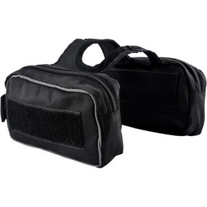 DogLine Saddle Bags for Quest Harness, Black