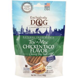 Tex-Mex Chicken Taco Flavor Chewy Dog Treats
