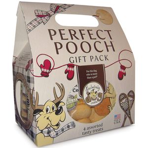Perfect Pooch Assorted Holiday Dog Cookies Gift Pack by Exclusively Dog