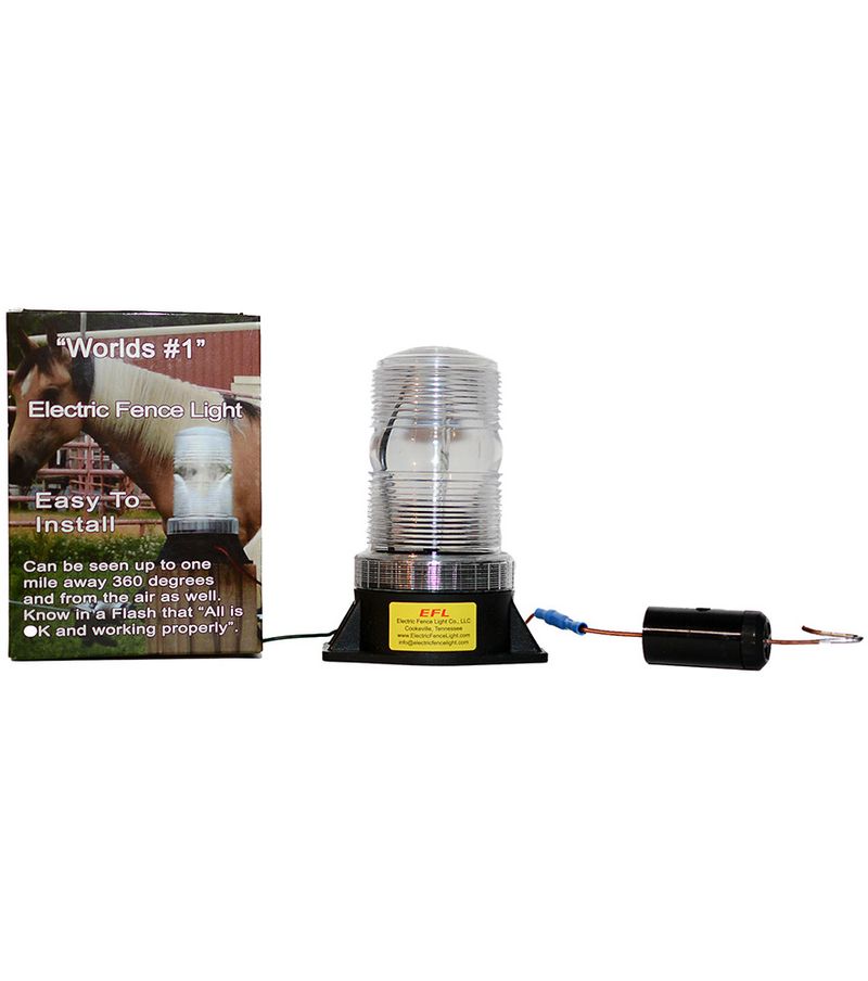 Electric Fence Light w/ Z Bulb Plus Jeffers