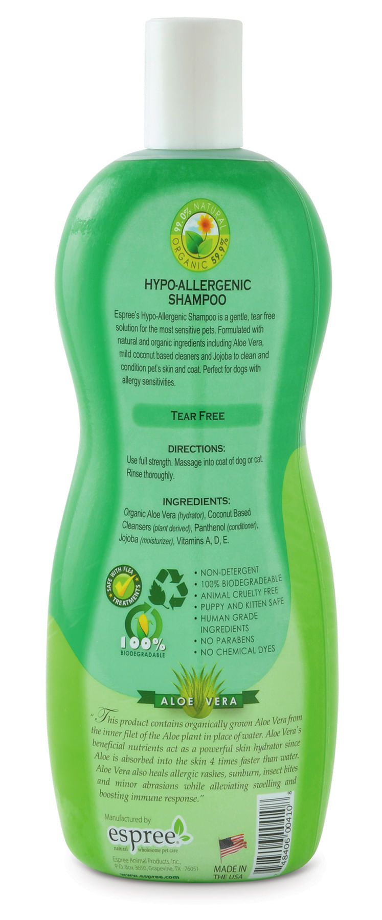 Espree Hypo Allergenic Shampoo Jeffers