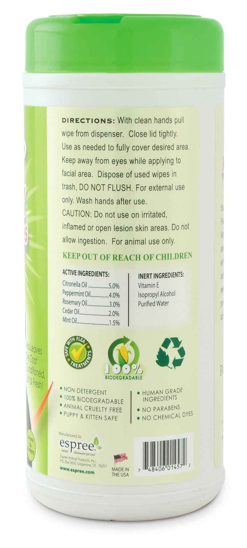 Espree-Flea---Tick-Repellent-Wipes