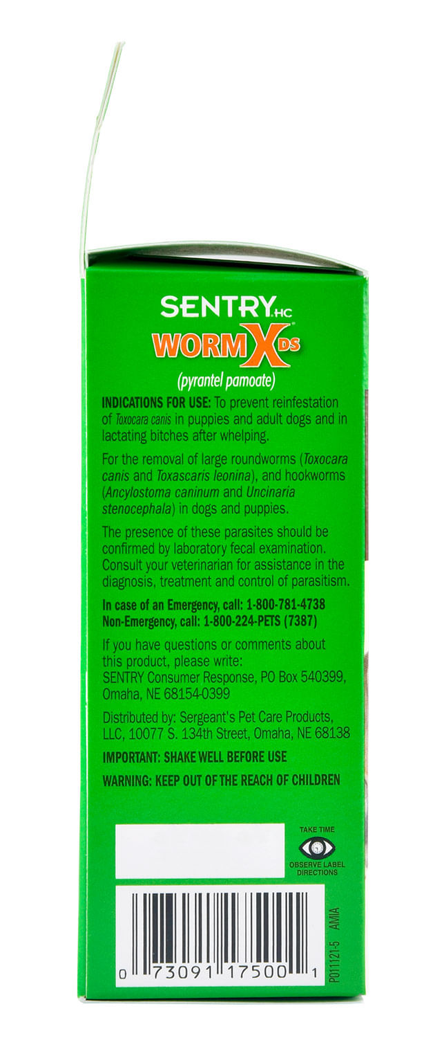 Sentry HC WormX DS Liquid Dog Wormer Jeffers