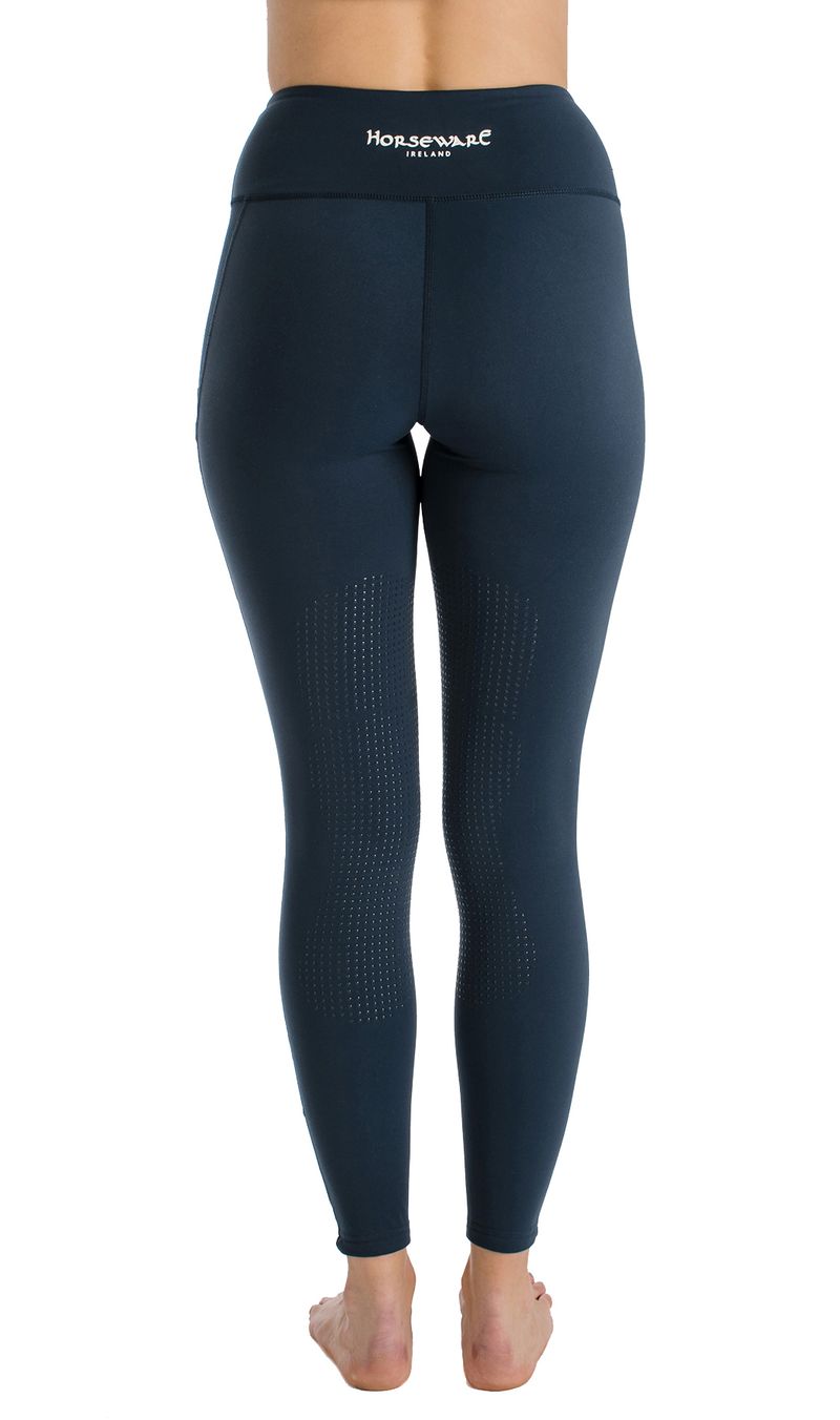Horseware Ireland Sig Riding Tights, Navy Jeffers