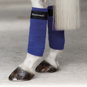 4-pk, Royal Blue Horseware Fleece Polo Wraps