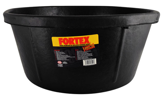 Fortex Rubber Feed Tub 3 Gallon 