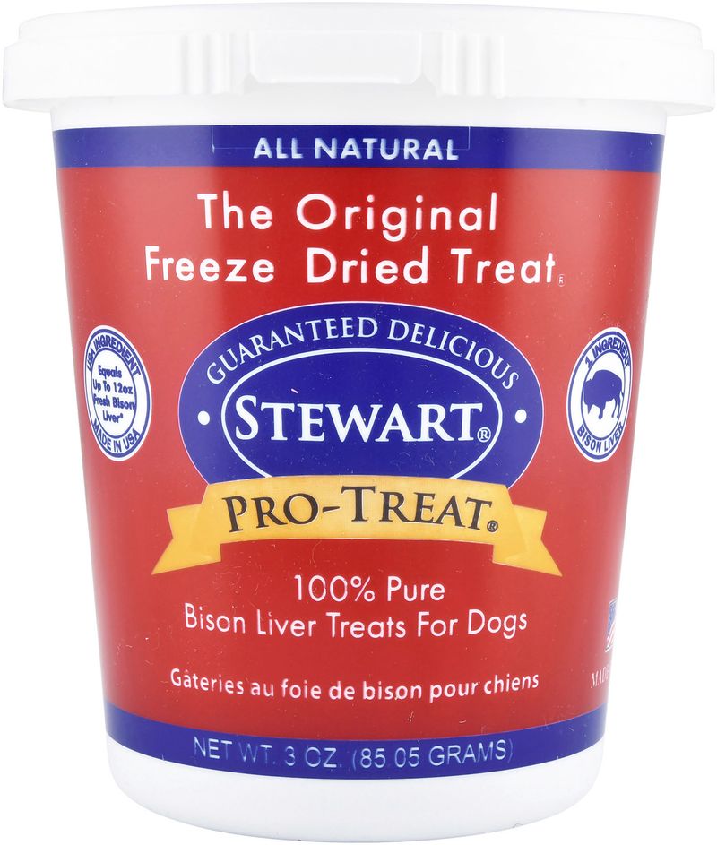 Stewart-Pro-Treat-Freeze-Dried-Bison-Liver-Treats-for-Dogs