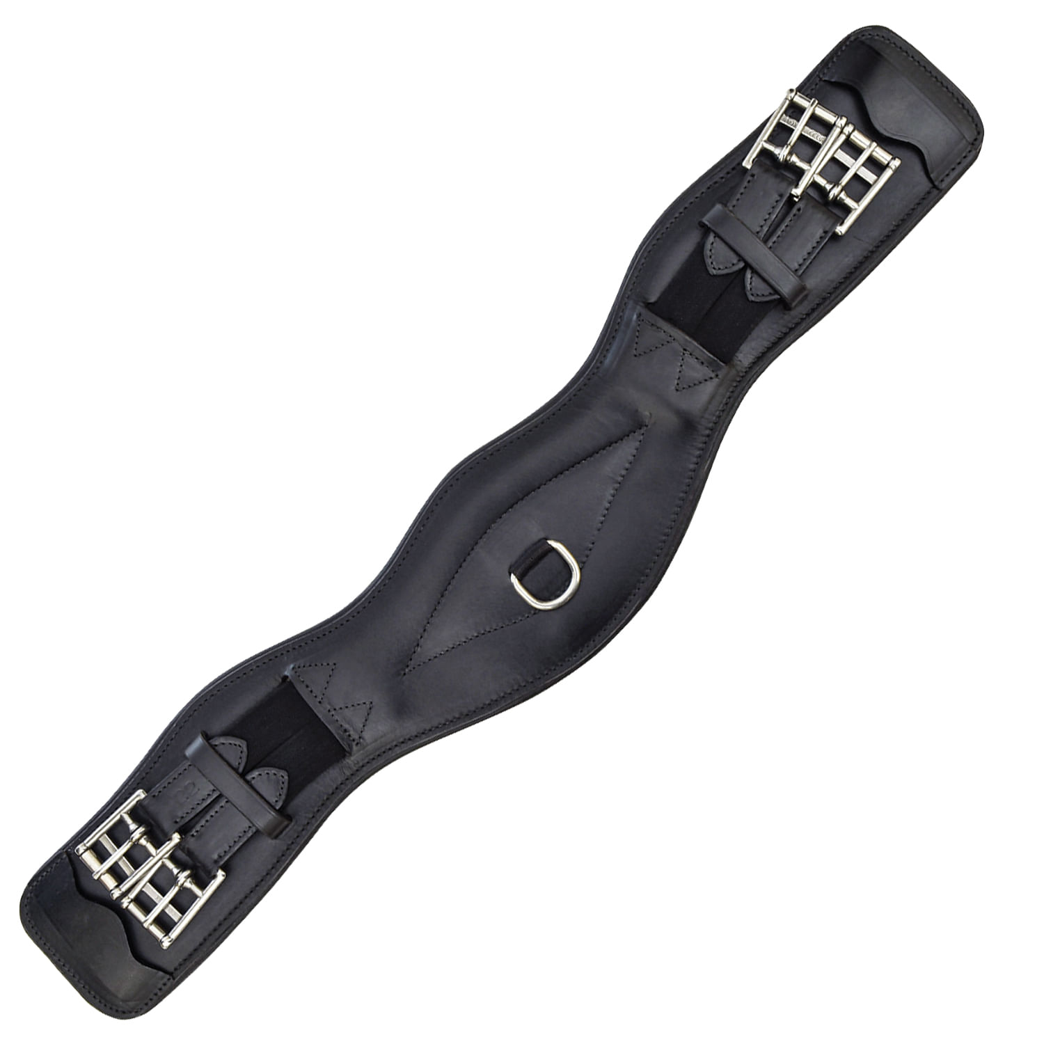 Uniquely English Contoured Dressage Girth for Horses Jeffers