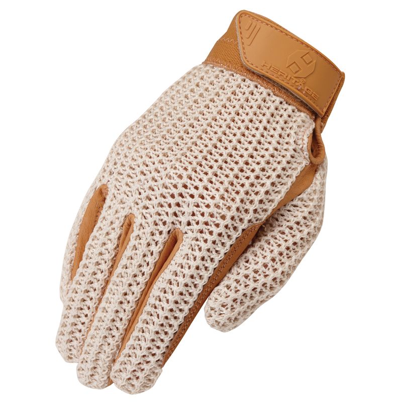 Crochet Riding Gloves by Heritage Gloves Jeffers