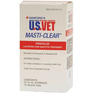 Masti-Clear, 10 mL syringes, box of 12