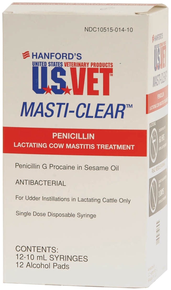 MastiClear Lactating Cow Mastitis Treatment, Penicillin G Procaine
